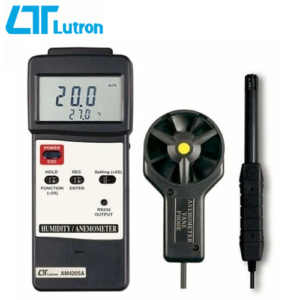 Lutron AM-4205A Anemometer + Humidity + Type K Temperature